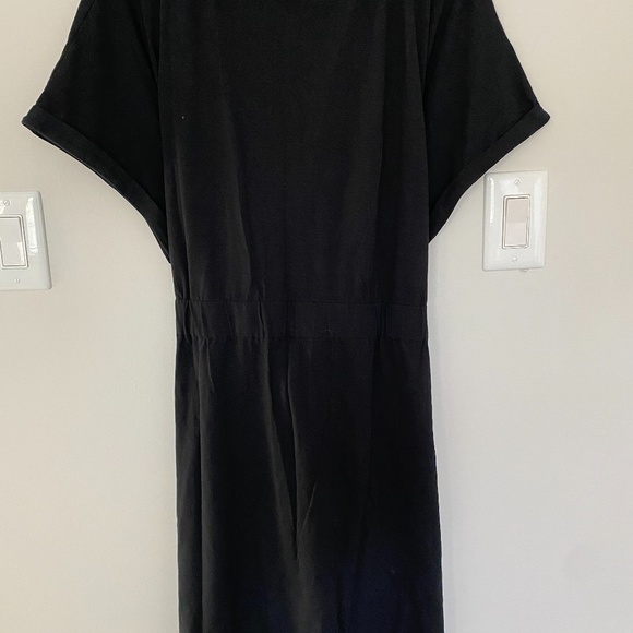 Studio Untold Black Tie Waist Dress - Plus Size - Picture 8 of 9